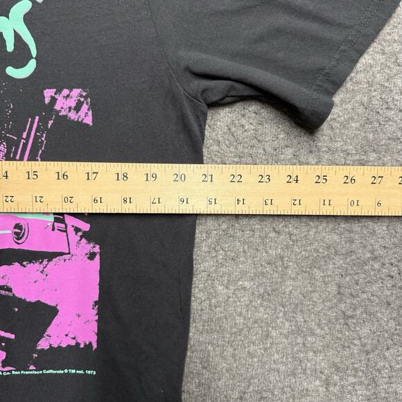 Levis 501 Reasons Relaxed T-Shirt Men's Medium Black 'Why I Like My Button Fly' - Picture 8 of 9